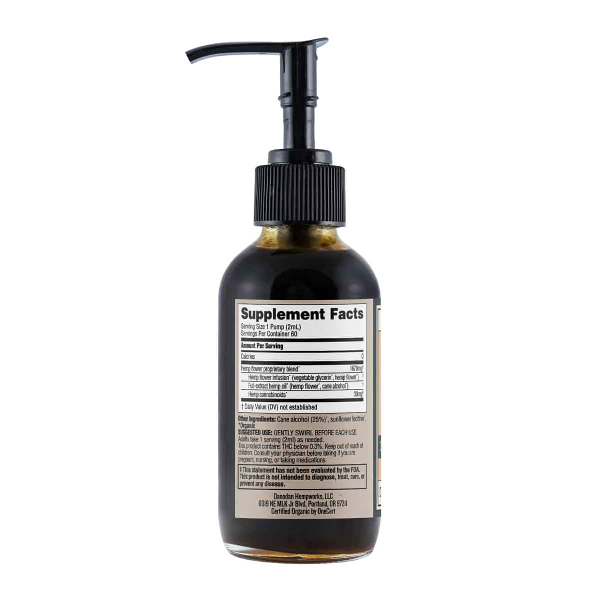 Organic CBD Oil 30mg back label. benefits of hemp flower. cbd water soluble. what is cbd tincture. organic hemp.