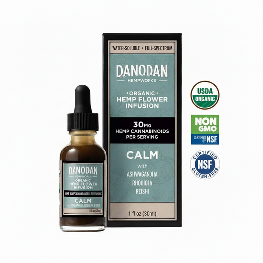 Calm 1oz Tincture - Organic CBD for Stress