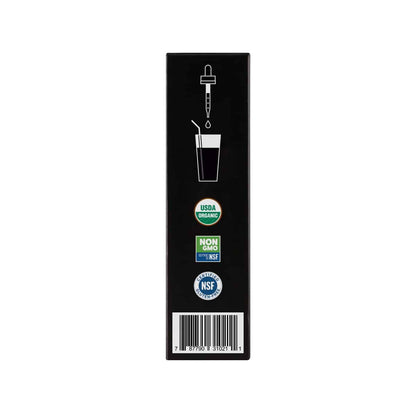 Side of box of water soluble full spectrum CBD tincture for anxiety & depression. cbd tincture. where to buy cbd oil. full spectrum cbd oil. hemp oil vs cbd.