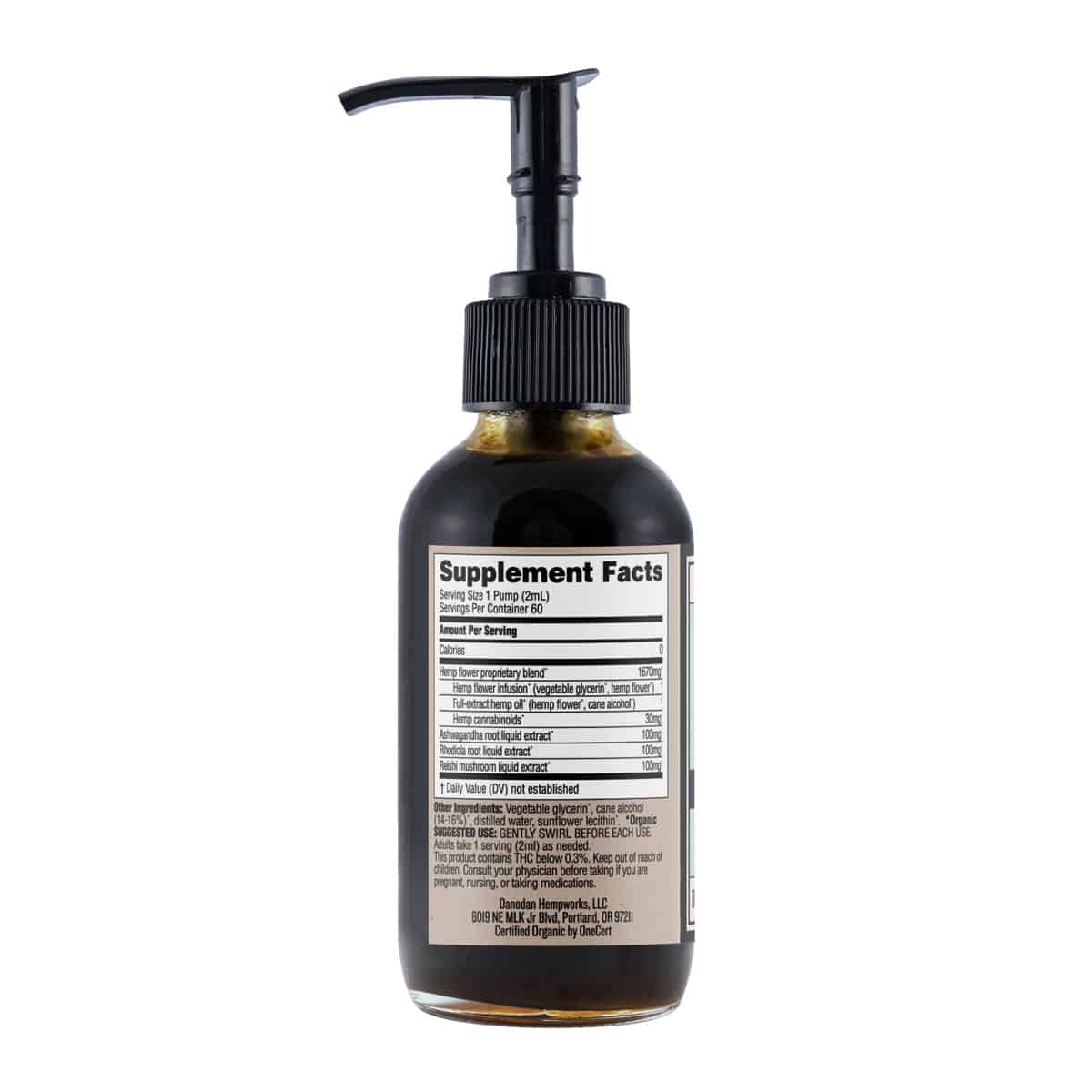 Left side label of organic cbd oil for anxiety and stress. buy full spectrum cbd. what is cbda. cbda oil. cbda benefits. buy full spectrum cbd oil.