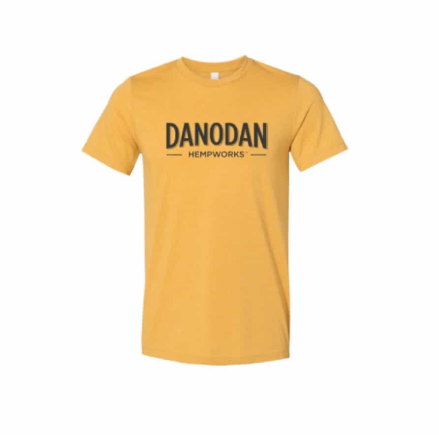 Danodan t-shirt in heather mustard