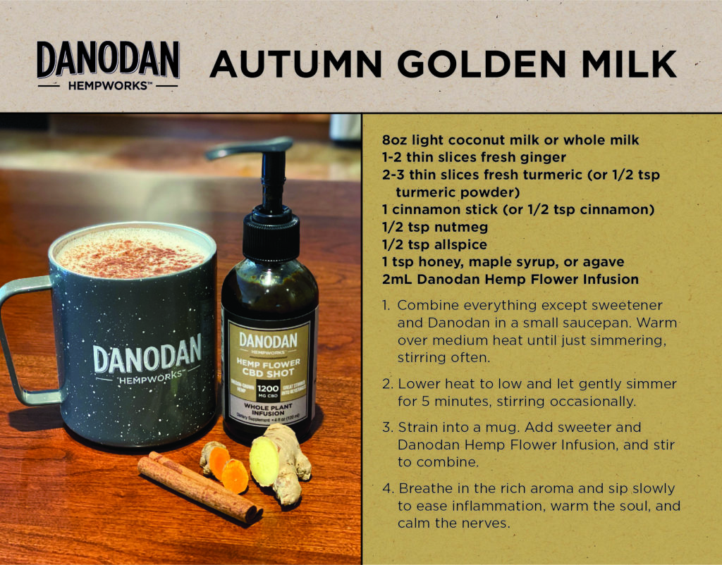 Danodan Autumn Golden Milk recipe
