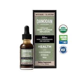 Danodan Health bottle and box