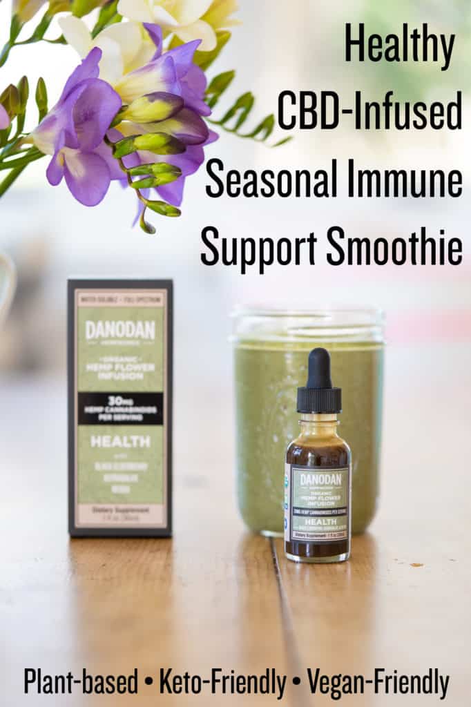 Healthy CBD-Infused Seasonal Immune Support Smoothie