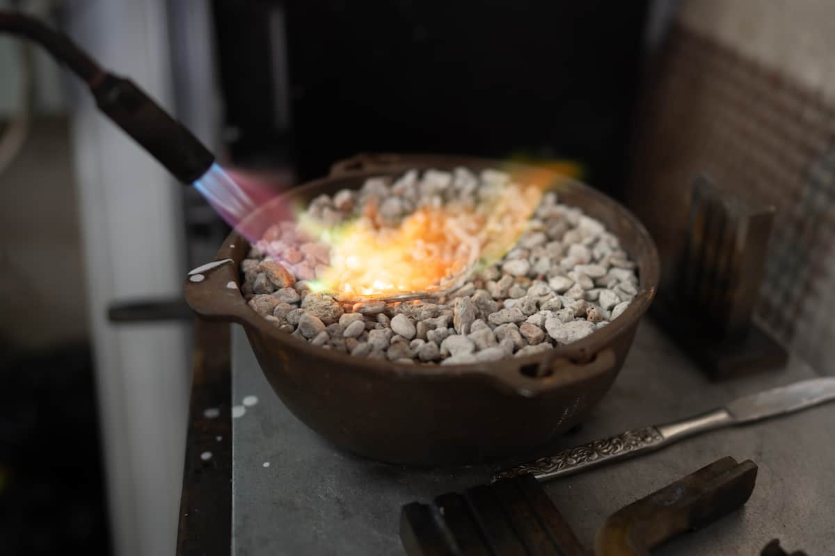 Heating coals