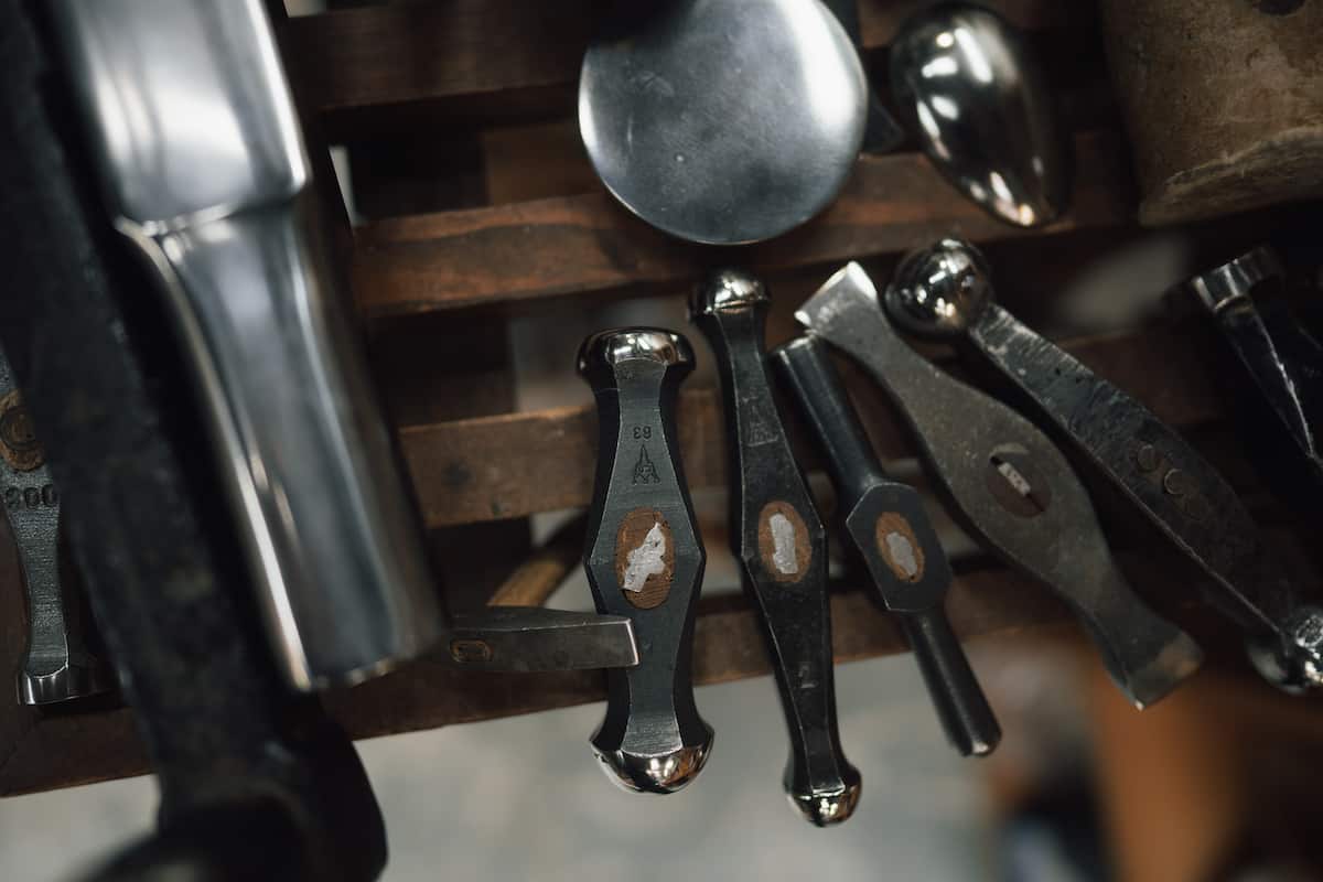 A variety of tools for jewelry making